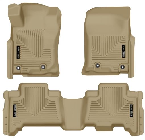 Picture of Husky Liners 2013 Toyota 4Runner WeatherBeater Tan Front 2nd Seat Floor Liners