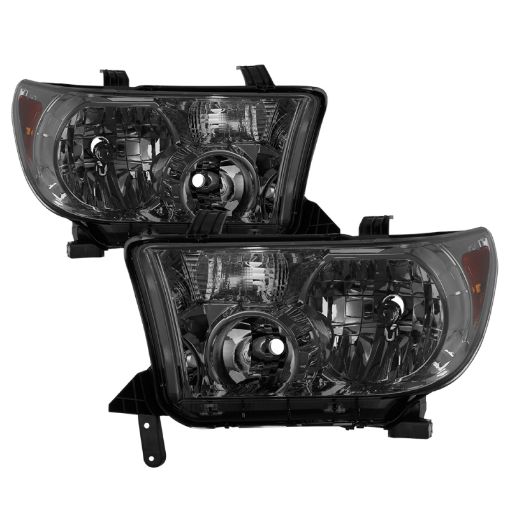 Picture of Xtune Toyota Tundra 07 - 13 Toyota Sequoia 08 - 13 OEM Style Headlights Smoked HD - JH - TTU07 - AM - SM