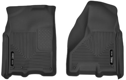 Picture of Husky Liners 12 - 13 Dodge Ram 1500 12 2500 3500 X - Act Contour Black Front Floor Liners