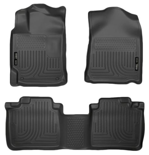Picture of Husky Liners 10 - 13 Lexus RX350RX450h WeatherBeater Black Front 2nd Seat Floor Liners