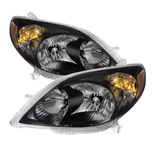 Picture of Xtune Toyota Matrix 03 - 08 Crystal Headlights Black HD - JH - TM03 - AM - BK