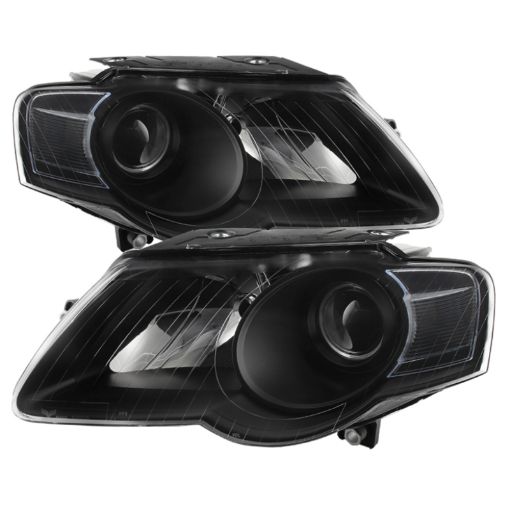 Picture of Xtune Volkswagen Passat 06 - 10 (Halogen Only) Projector Headlights Black HD - JH - VWPAT06 - BK