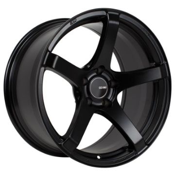 Picture of Enkei Kojin 18x8 40mm Offset 5x114.3 Bolt Pattern 72.6mm Bore Dia Matte Black Wheel