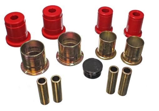 Picture of Energy Suspension 94 - 04 Ford Mustang Red Front End Control Arm Bushings