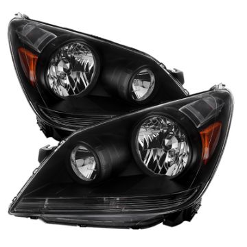 Picture of Xtunehonda Odyssey 05 - 07 Crystal Headlights Black HD - JH - HODY05 - AM - BK