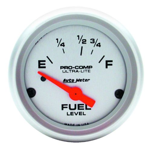Picture of Autometer Ultra - Lite 52mm 73 OHMS Empty8 - 12 OHMS Full Short Sweep Electronic Fuel Level Gauge