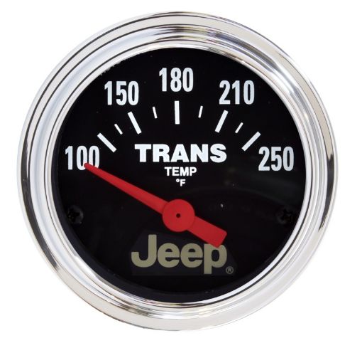 Picture of Autometer Jeep 52.4mm Shortl Sweep Electronic 100 - 250 Def F Transmission Temperature Gauge