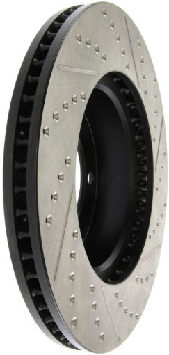 Picture of StopTech 00 - 06 Toyota Tundra 01 - 07 Toyota Sequoia Front Right Slotted Drilled Rotor