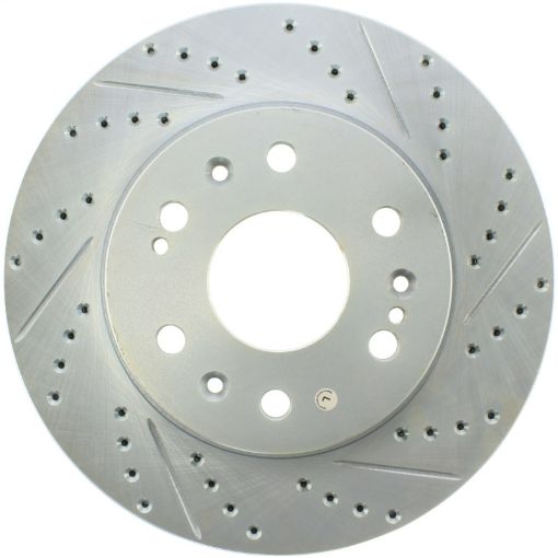 Picture of StopTech Select Sport 07 - 11 GM Silverado 1500 Slotted and Drilled Left Front Rotor