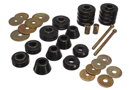 Picture of Energy Suspension 67 - 72 GM 34 Ton C - 20C2500 1 Ton C - 30C3500 2WD Black Body(cab) Mount Set