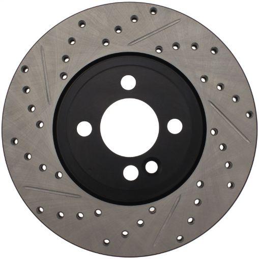 Picture of StopTech Slotted Drilled Sport Brake Rotor 07 - 13 Mini Cooper