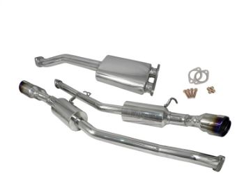 Picture of Injen 10 - 13 Hyundai Genesis Coupe 2.0L(t) 4cyl SS Exhaust w 76mm Y - Pipe ResonatorMolded SS Flanges