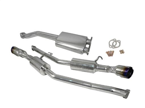 Picture of Injen 10 - 13 Hyundai Genesis Coupe 2.0L(t) 4cyl SS Exhaust w 76mm Y - Pipe ResonatorMolded SS Flanges