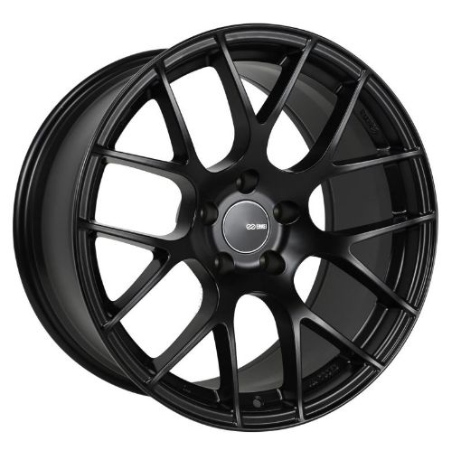 Picture of Enkei Raijin 19x8 40mm Offset 5x114.3 Bolt Pattern 72.6 Bore Dia Black Wheel
