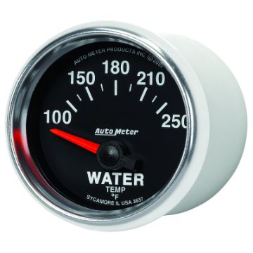 Picture of Autometer GS 52mm 100 - 250 Deg F Short Sweep Electronic Water Temperature Gauge