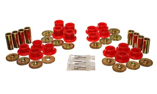 Picture of Energy Suspension 92 - 02 Dodge Viper Red Rear Control Arm Bushing Set