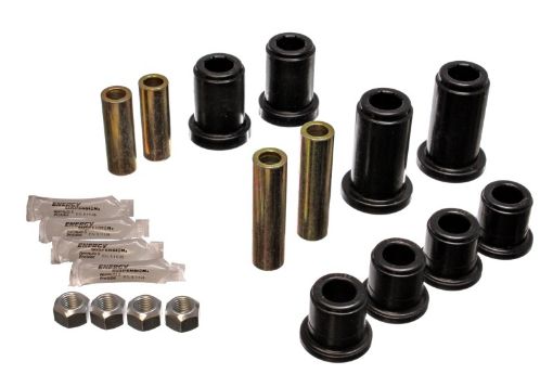 Picture of Energy Suspension 01 - 06 GM Silverado C2500 HD 2WDK2500 HD 4WD Blk Front End Control Arm Bushing Set
