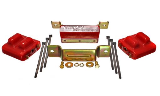 Picture of Energy Suspension 88 - 94 GM Blazer 4WD K Series Red Motor and Transmision Mounts Zinc Finish