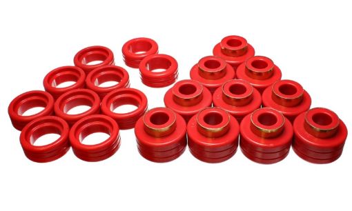 Picture of Energy Suspension 95 - 99 GM TahoeYukonDenali 2WD4WD Red Body (Cab) Mount Set