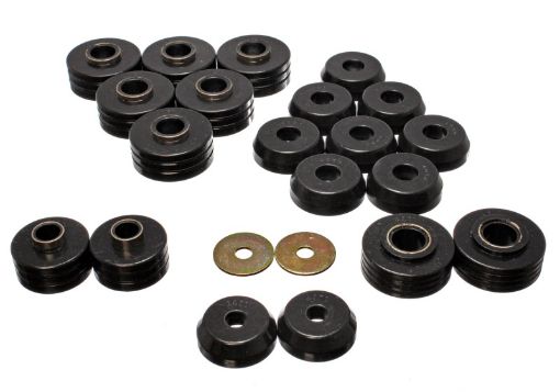 Picture of Energy Suspension 80 - 96 Ford Bronco 4WD Black Body Mount Set