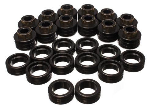 Picture of Energy Suspension 92 - 99 GM Denal XLSuburban 2WDYukon XL 2WD Black Body (Cab) Mount Set
