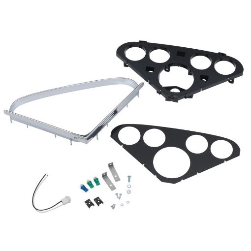 Picture of Autometer 55 - 59 Chevy Trucks 5 - Gauge Dash Panel (Fits one 3 - 38in TachSpeedo four 2 - 116in Gauges)