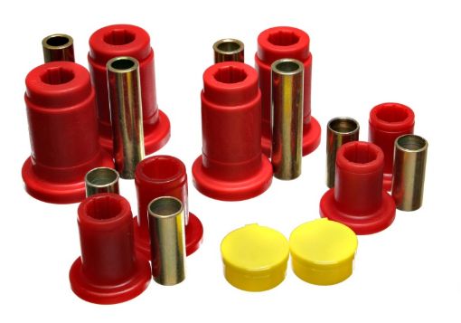 Picture of Energy Suspension 92 - 97 Mercury Gr Marquis 92 - 97 Ford Crown Victoria Red Front End CA Bushing Set