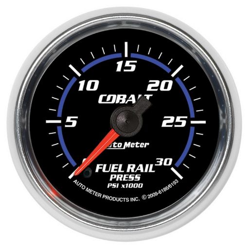Picture of Autometer Cobalt 52mm 0 - 30,000 PSI FS Electronic Diesel Fuel Rail Pressure Gauge (Cummins 6.7L)