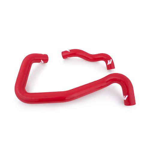 Picture of Mishimoto 05 - 07 Ford 6.0L Powerstroke Coolant Hose Kit (Monobeam Chassis) (Red)