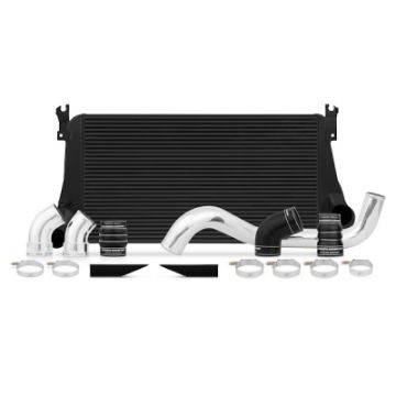 Picture of Mishimoto 06 - 10 Chevy 6.6L Duramax Intercooler Kit w Pipes (Black)