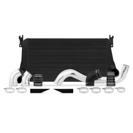 Picture of Mishimoto 06 - 10 Chevy 6.6L Duramax Intercooler Kit w Pipes (Black)