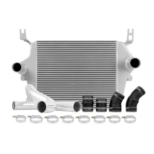 Picture of Mishimoto 03 - 07 Ford 6.0L Powerstroke Intercooler Kit w Pipes (Silver)