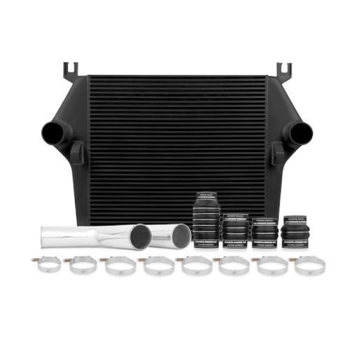 Picture of Mishimoto 03 - 07 Dodge 5.9L Cummins Intercooler Kit w Pipes (Black)