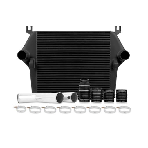 Picture of Mishimoto 07.5 - 09 Dodge 6.7L Cummins Intercooler Kit w Pipes (Black)
