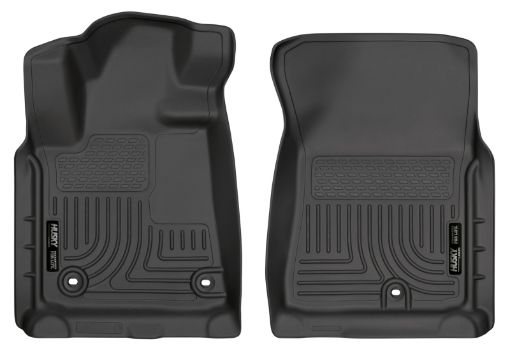 Picture of Husky Liners 12 - 13 Toyota Tundra Weatherbeater Black Front Floor Liners