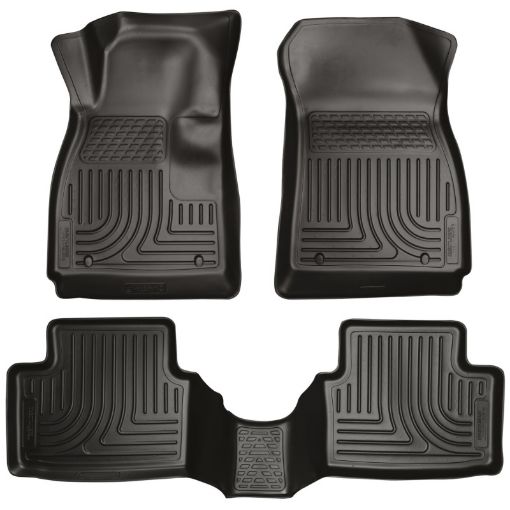 Picture of Husky Liners 14 Mazda 6 TouringGrand TouringSport Weatherbeater Black Front 2nd Seat Floor Liner