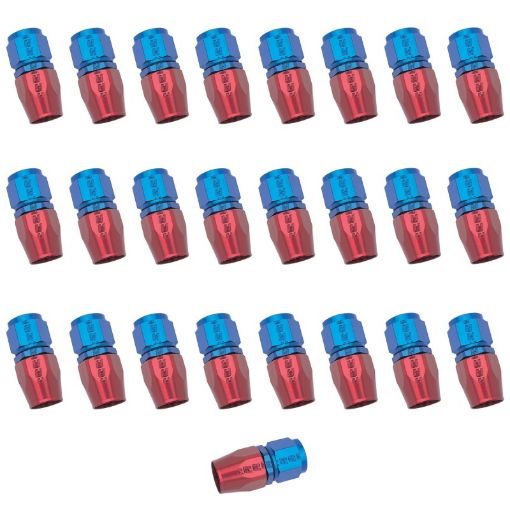 Picture of Russell Performance - 10 AN RedBlue Straight Full Flow Hose End (25 pcs.)