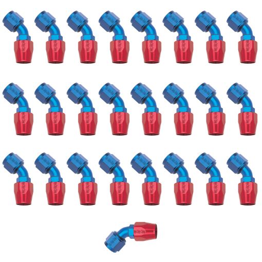Picture of Russell Performance - 10 AN RedBlue 45 Degree Full Flow Hose End (25 pcs.)