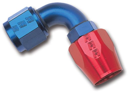 Picture of Russell Performance - 6 AN RedBlue 90 Degree Full Flow Hose End