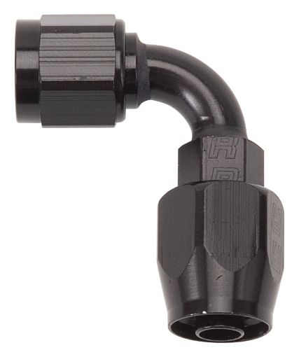 Picture of Russell Performance - 10 AN Black 90 Degree Full Flow Hose End
