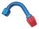 Picture of Russell Performance - 10 AN RedBlue 120 Degree Full Flow Hose End (1 - 14in Centerline Radius)