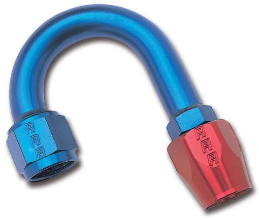 Picture of Russell Performance - 6 AN RedBlue 180 Degree Full Flow Hose End (1in Centerline Radius)
