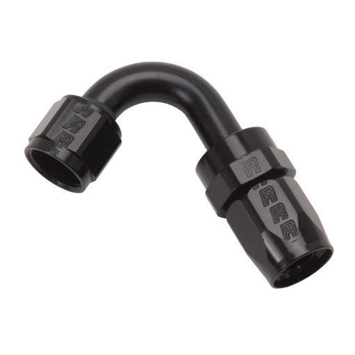 Picture of Russell Performance - 8 AN Black 120 Degree Full Flow Swivel Hose End