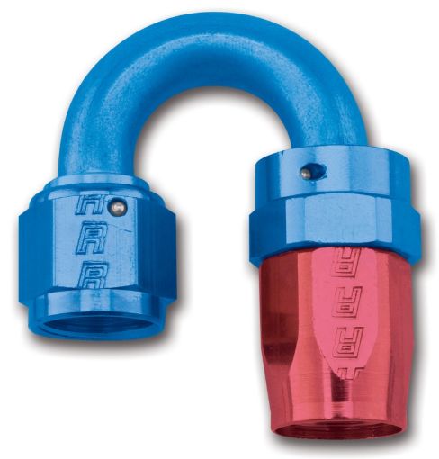Picture of Russell Performance - 16 AN RedBlue 180 Degree Full Flow Swivel Hose End (With 1 - 12in Radius)