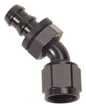 Picture of Russell Performance - 10 AN Twist - Lok 45 Degree Hose End (Black)