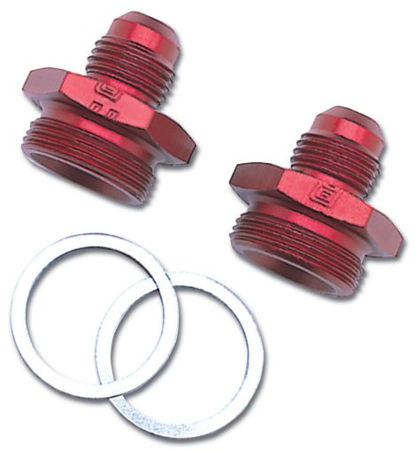 Picture of Russell Performance - 6 AN Carb Adapter Fittings (2 pcs.) (Red)