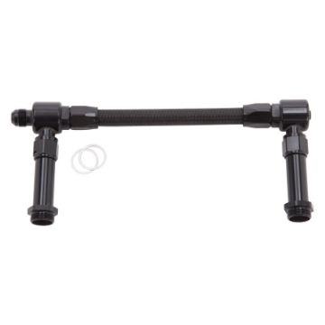 Picture of Russell Performance - 8 AN to - 8 AN ProClassic II Holley 4150 Dual Inlet Carb Kit (Black)