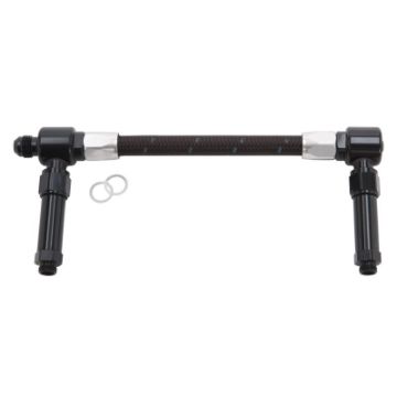 Picture of Russell Performance - 8 AN to - 8 AN ProClassic Demon Carb Dual Inlet Carb Kit (BlackSilver)