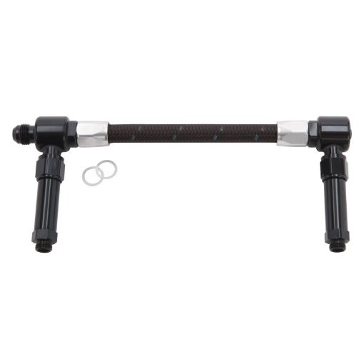 Picture of Russell Performance - 8 AN to - 8 AN ProClassic Demon Carb Dual Inlet Carb Kit (BlackSilver)