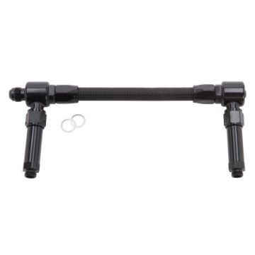 Picture of Russell Performance - 8 AN to - 8 AN ProClassic II Demon Carb Dual Inlet Carb Kit (Black)